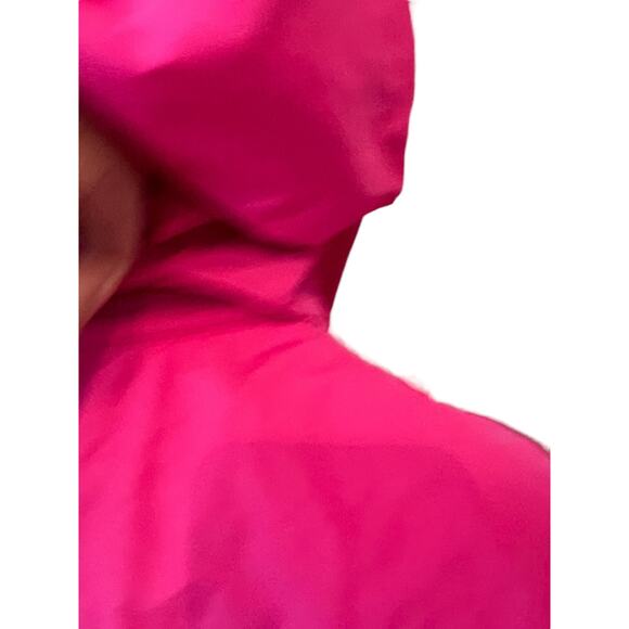 Pajar Essen Longline Packable Raincoat Removable Hood Pink Glo M - Picture 8 of 15
